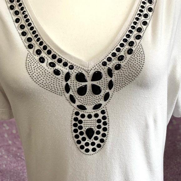 St. John Sport, embellished blouse, price drop - Picture 2 of 14